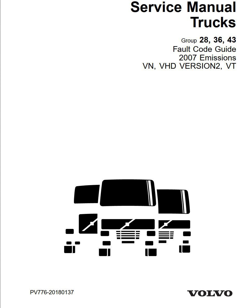 volvo vhd 2,vn,vt manual