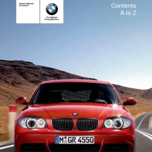 bmw 1 series coupe 2008 owners manual