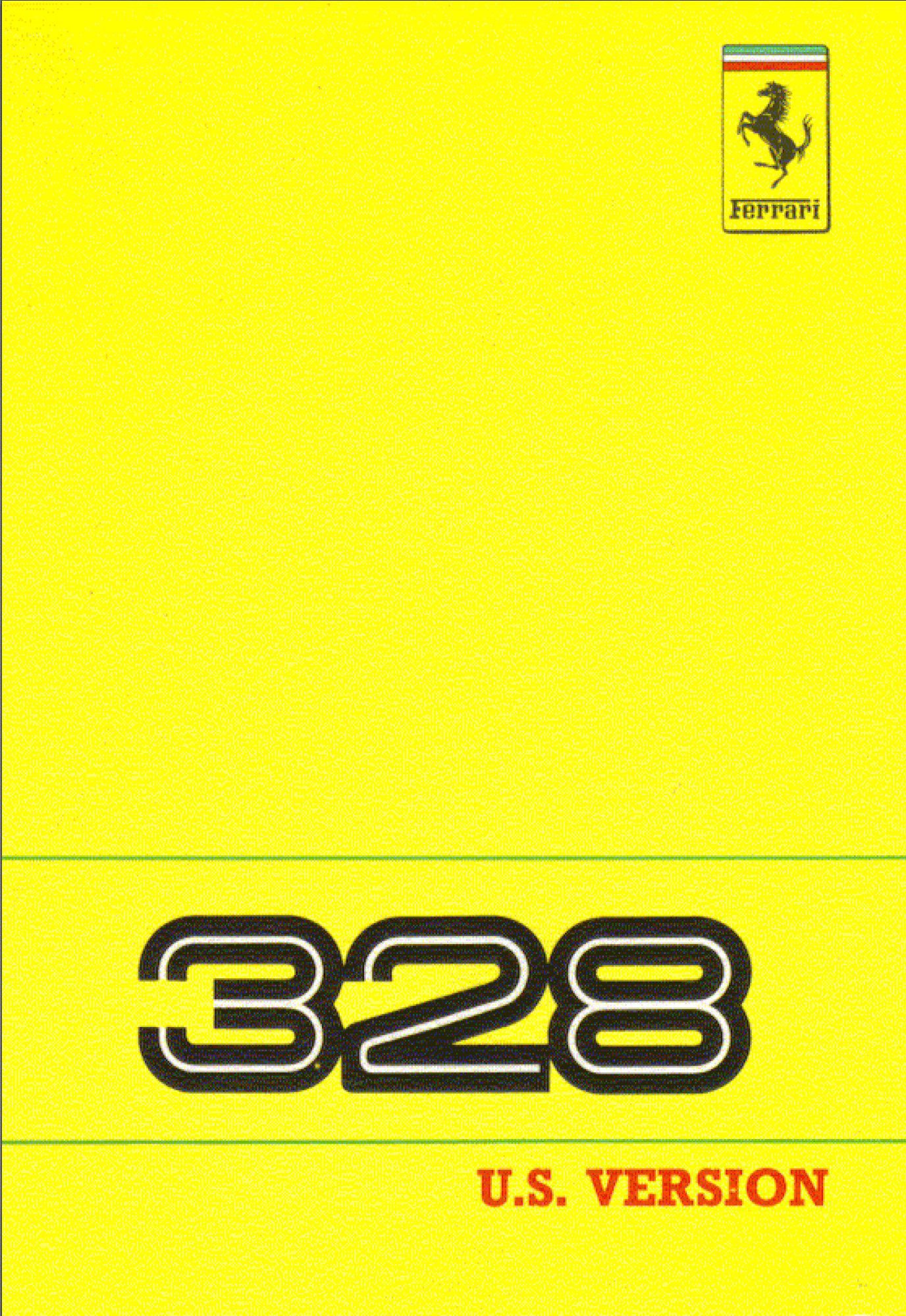 ferrari 328 gtb 328 gts owner’s manual
