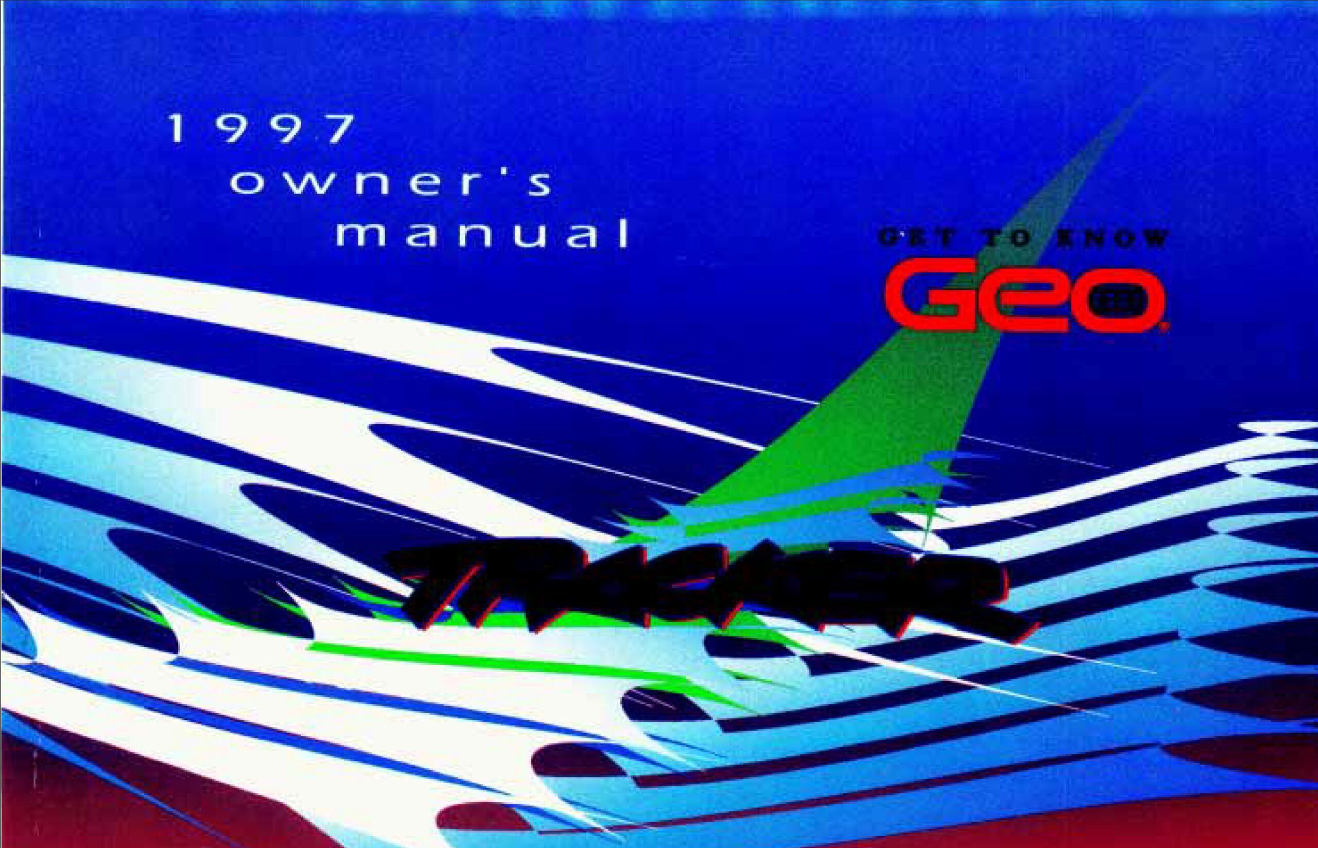 geo tracker 1997 owner's manual