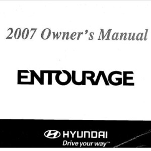 hyundai entourage 2007 owner manual