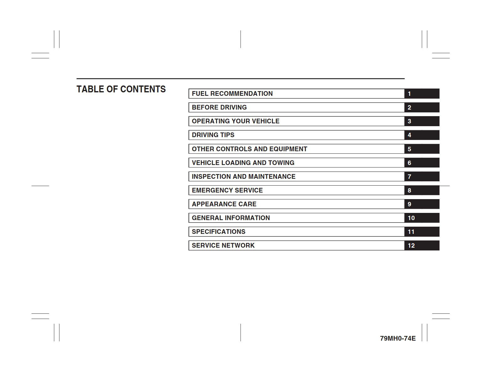 maruti ciaz owners manual