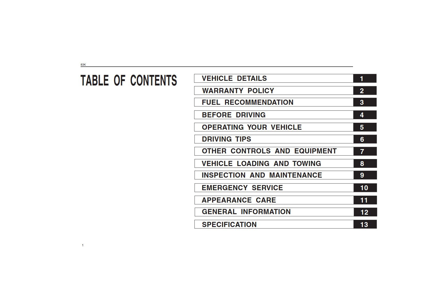 maruti ritz owners manual