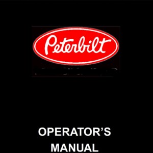 peterbilt conventional trucks operator’s