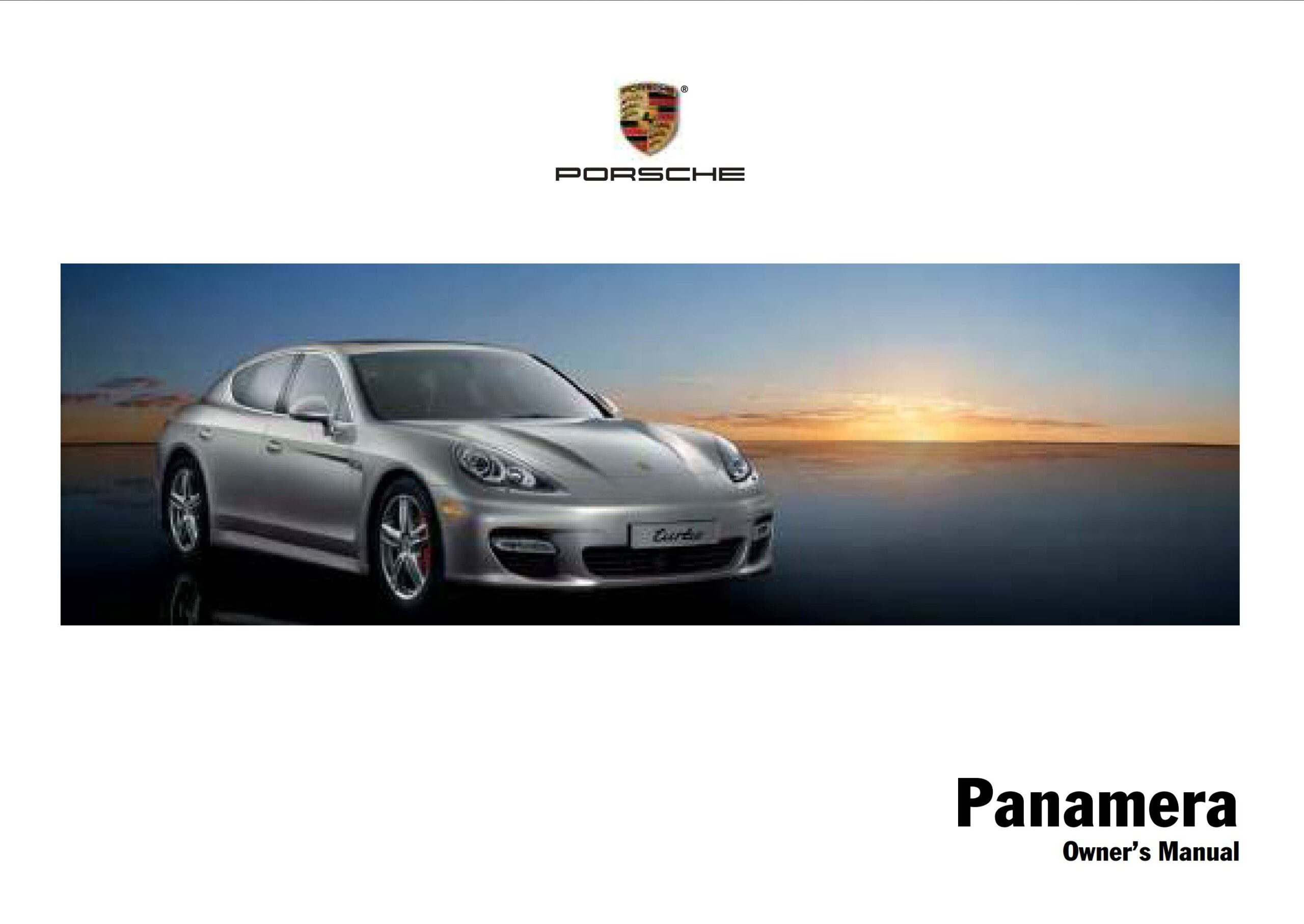 porsche panamera owner's manual