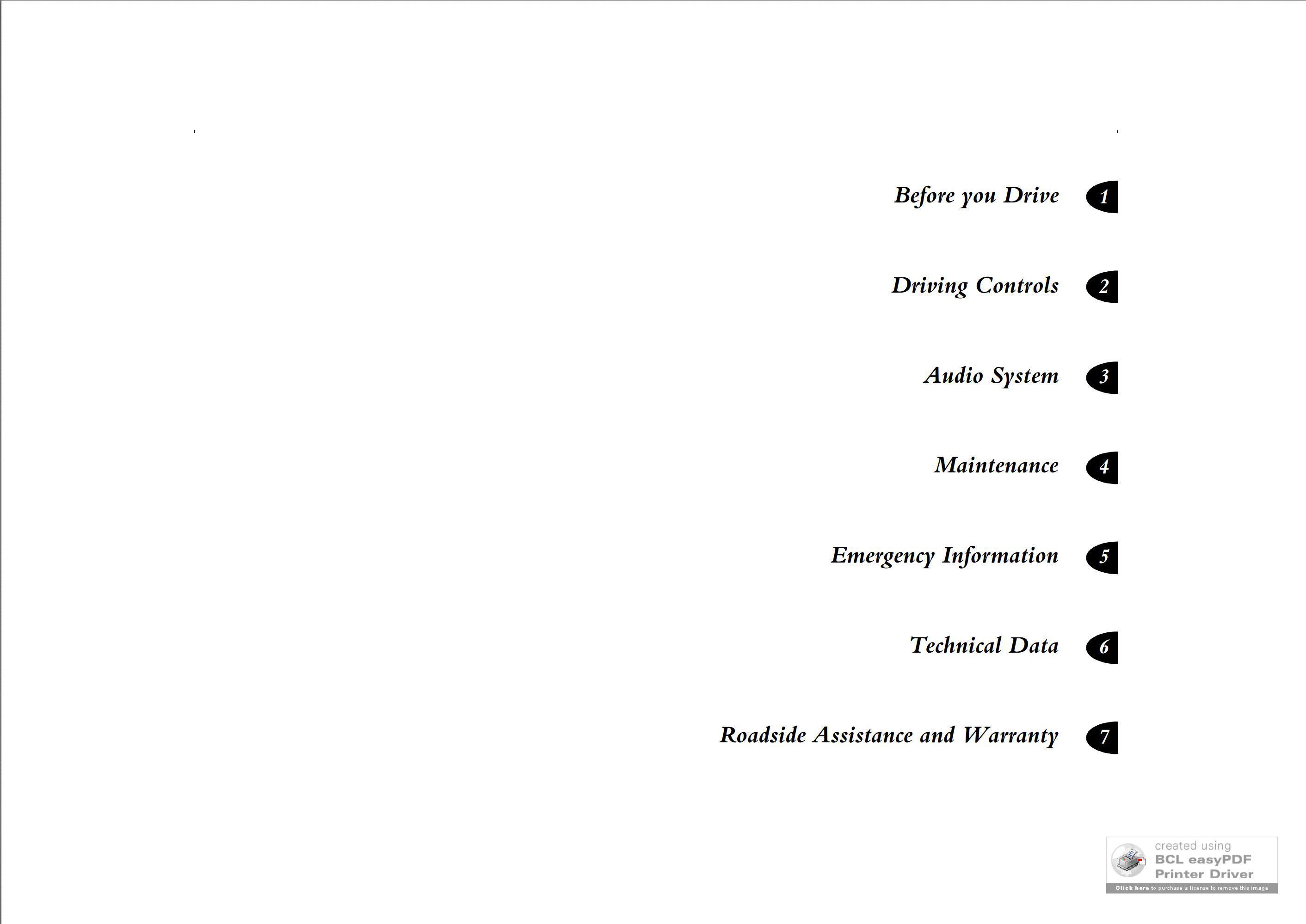 rover 25 owners manual