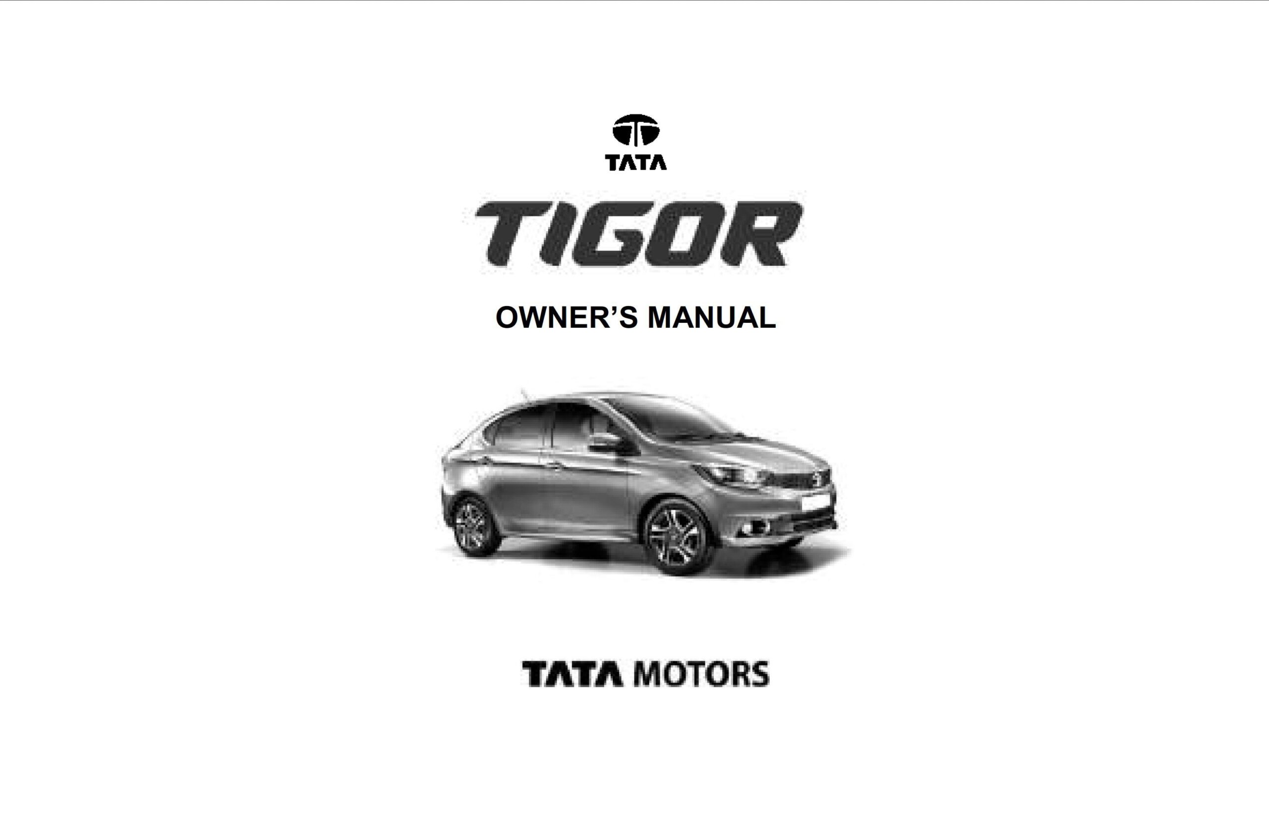 tata tigor owner's manual