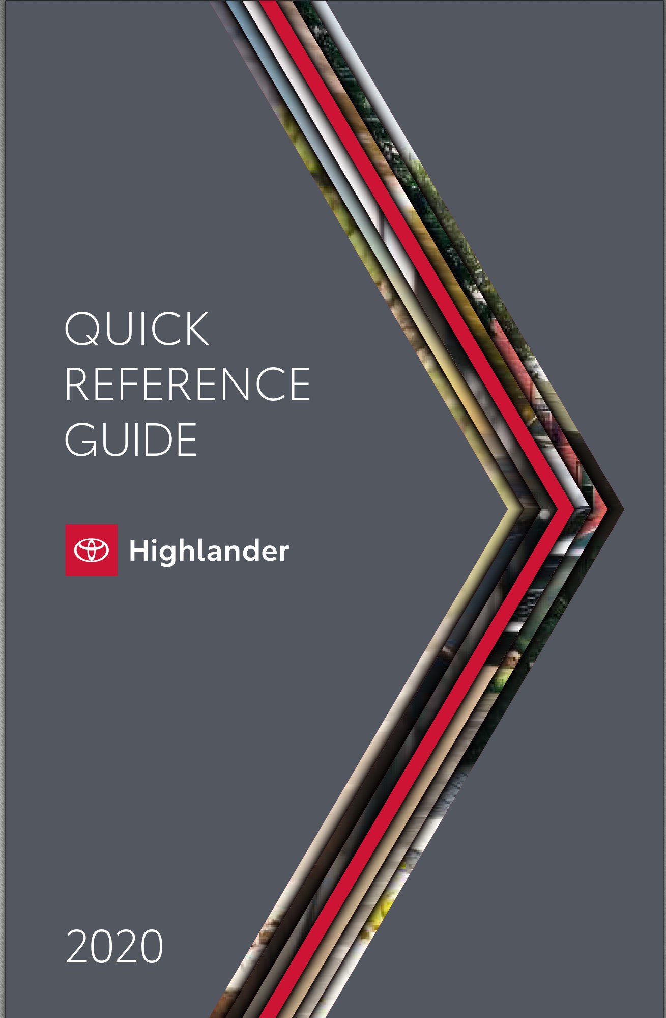 toyota highlander 2020 owner's manual