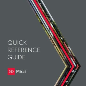 toyota mirai 2020 owner's manual