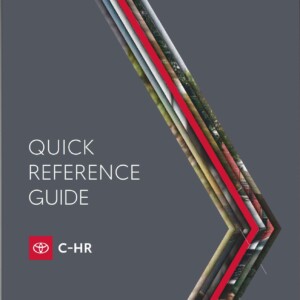 toyoya c hr 2020 owner's manual