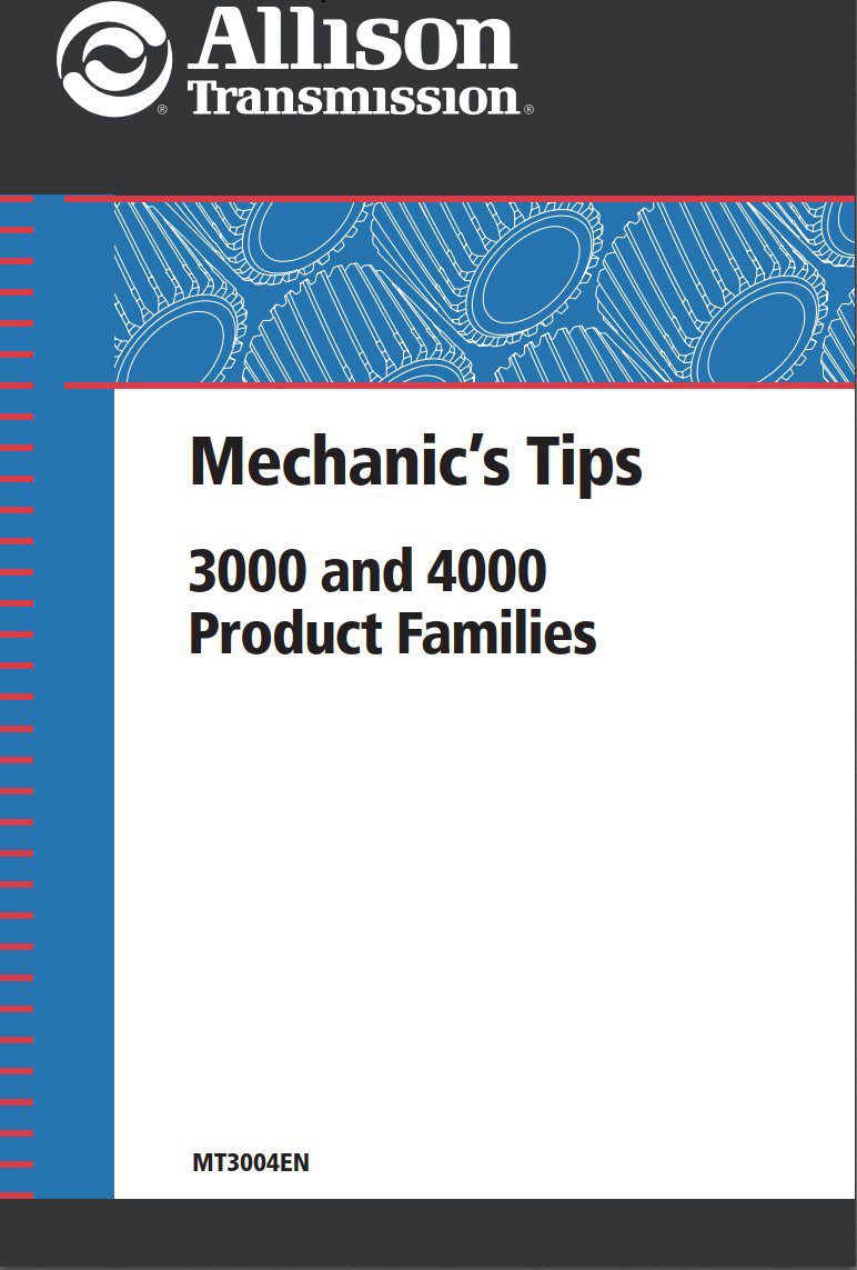 allison hd4060 service manual