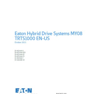 eaton hybrid drive systems my08 trts1000