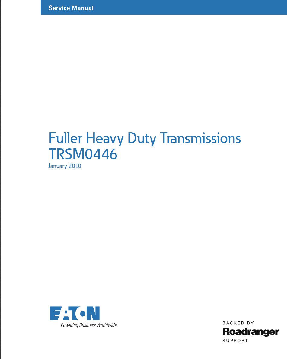 eaton rtlc 16609e transmission service manual