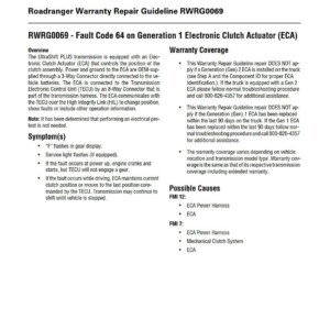 eaton rwrg0069 – fault code 64