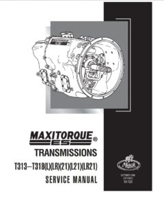 mack transmission t313–t318(l)(lr)(21)(l21)(lr21) service manual