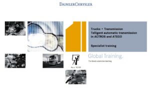 mercedes benz ags and gs7 shift systems transmission manual