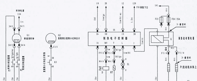 beifang benchi electrical diagram of starter and power supply system 7