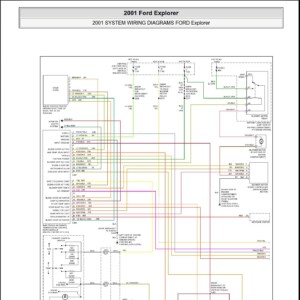 ford explorer 2001 system wiring diagram