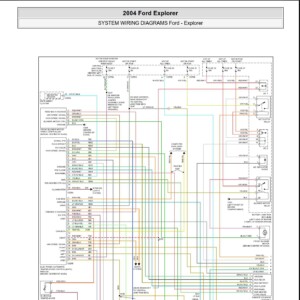 ford explorer 2004 system wiring diagram