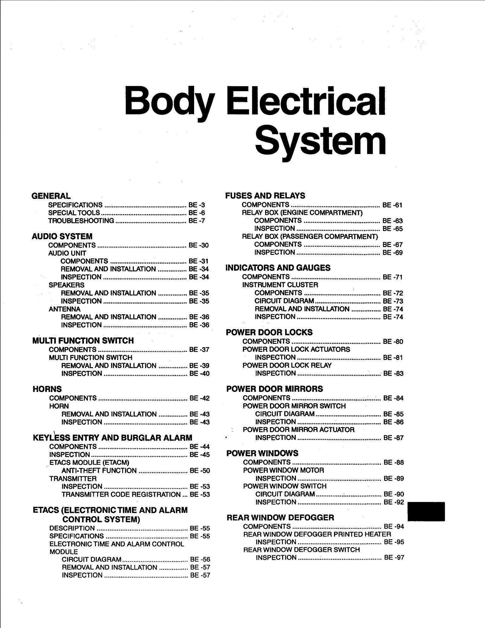 hyundai accent service manual 2002 2006 sohc dohc diesel everything body electrical system