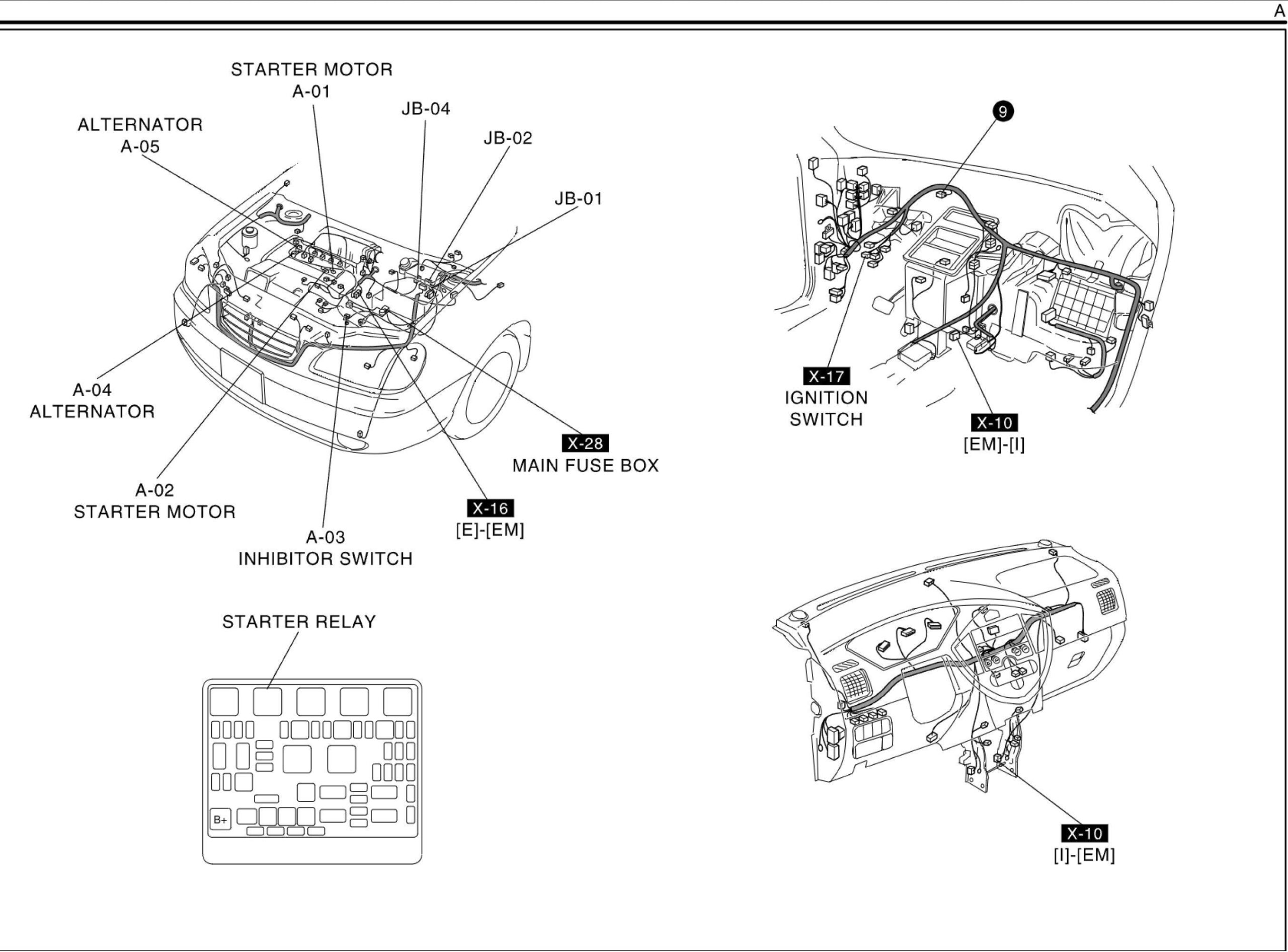 kia carens 2003 2005 2.0l electrical wiring diagram