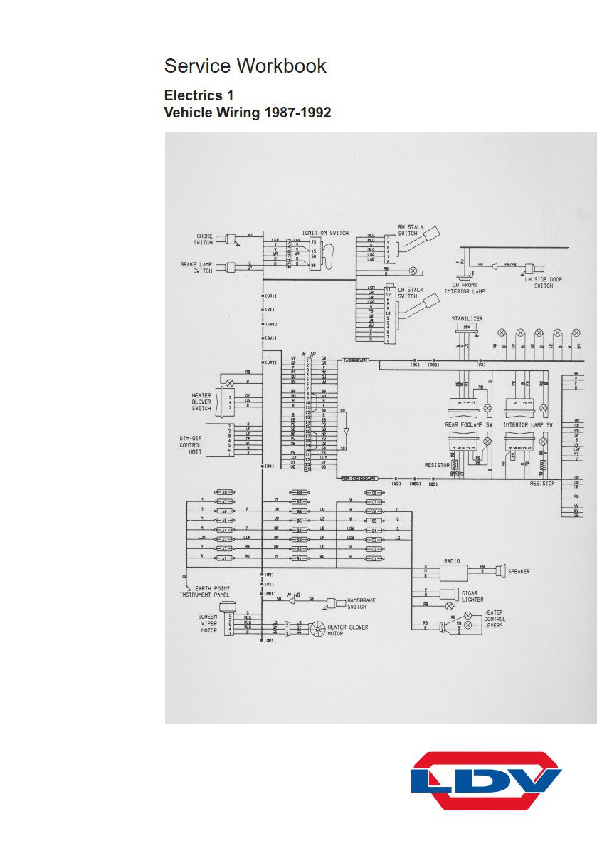 Detailed LDV 1987-1992 Wiring Diagram: Essential Guide for Technicians