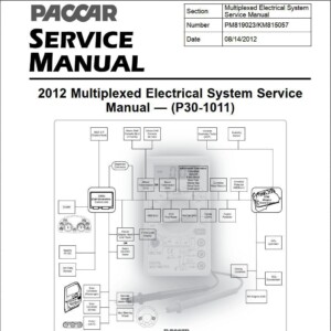 paccar 2012 multiplexed electrical system service manual