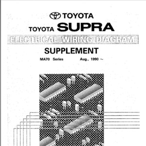 toyota supra ma70 1990 wiring diagrams