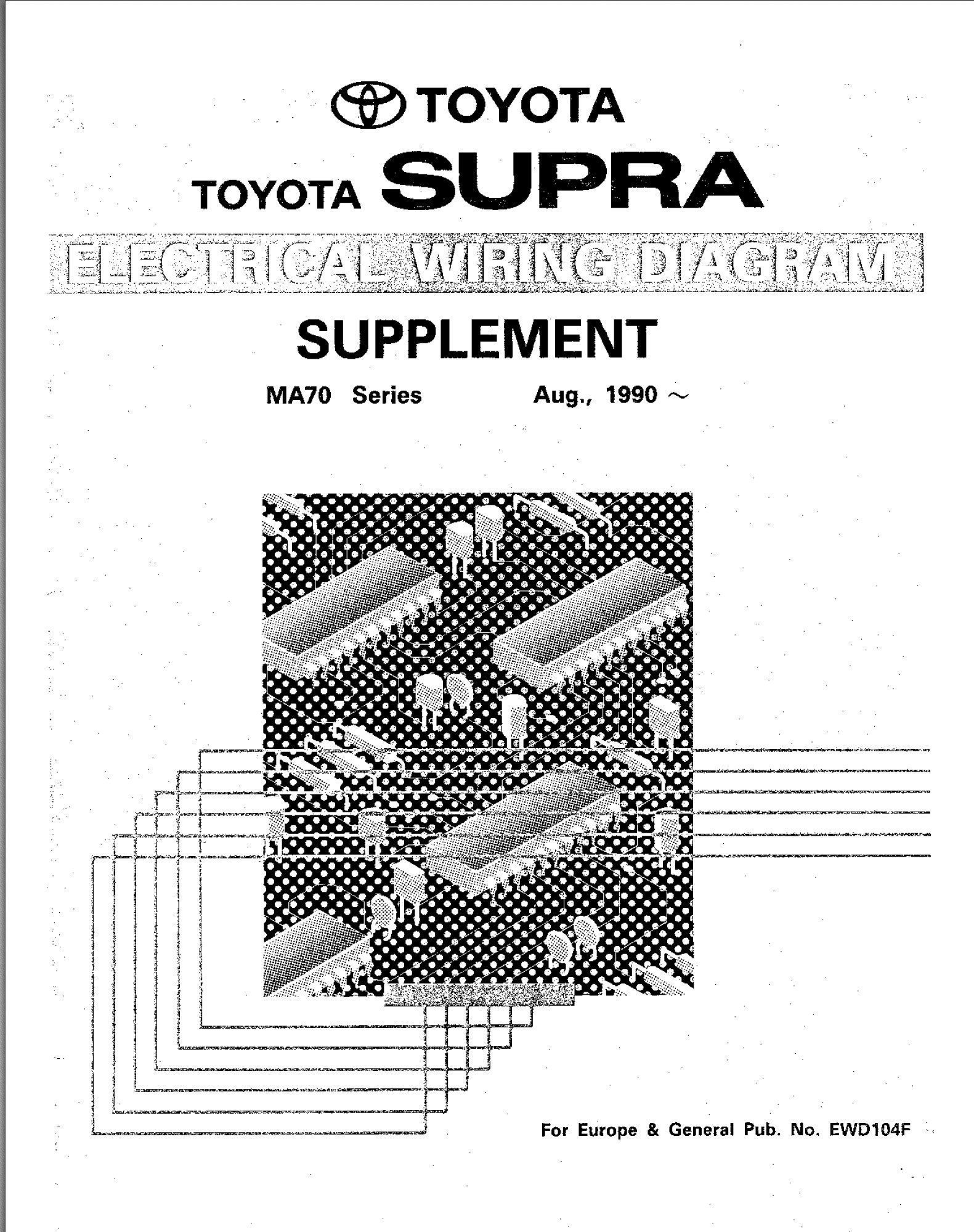 toyota supra ma70 1990 wiring diagrams