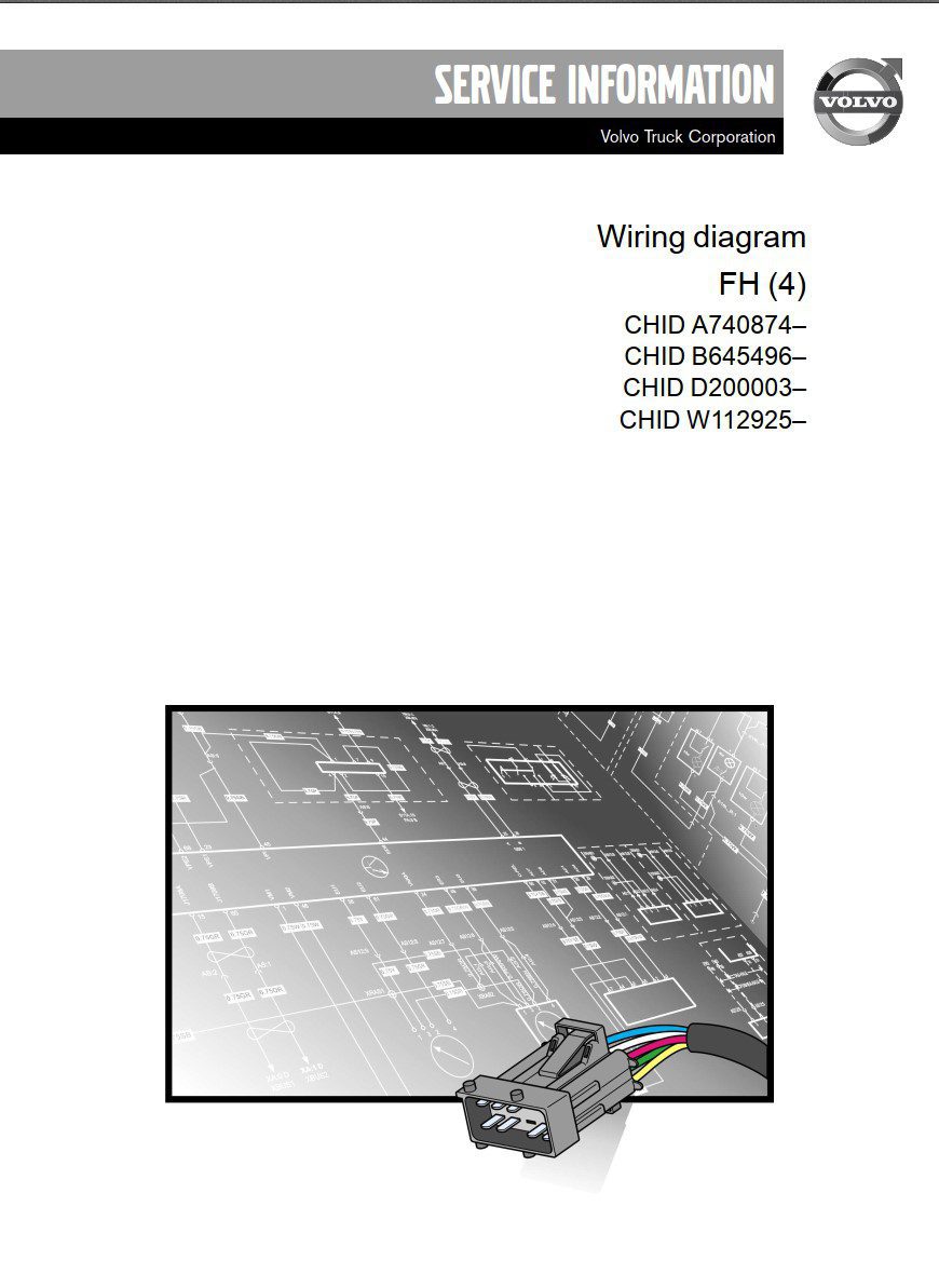 volvo fh wiring diagram chid a740874 chid b645496 chid d200003 chid w112925