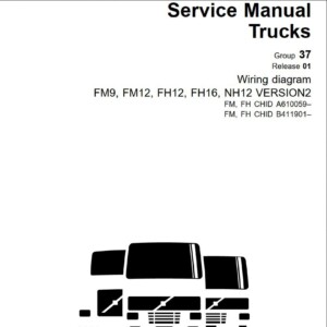 volvo fm9, fm12, fh12, fh16, nh12 version2 wiring diagram