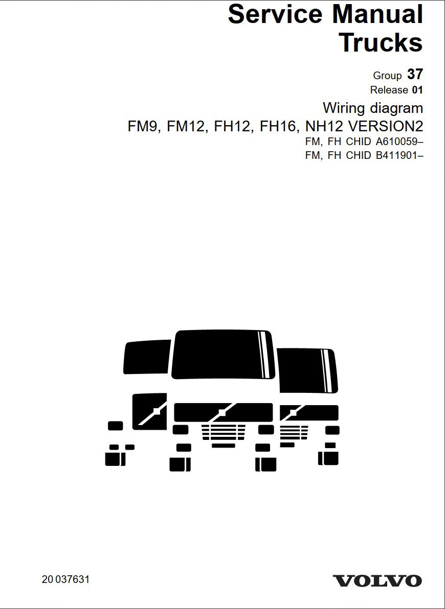 volvo fm9, fm12, fh12, fh16, nh12 version2 wiring diagram