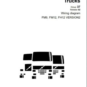 volvo fm9, fm12, fh12 version2 wiring diagram group 37 release 02