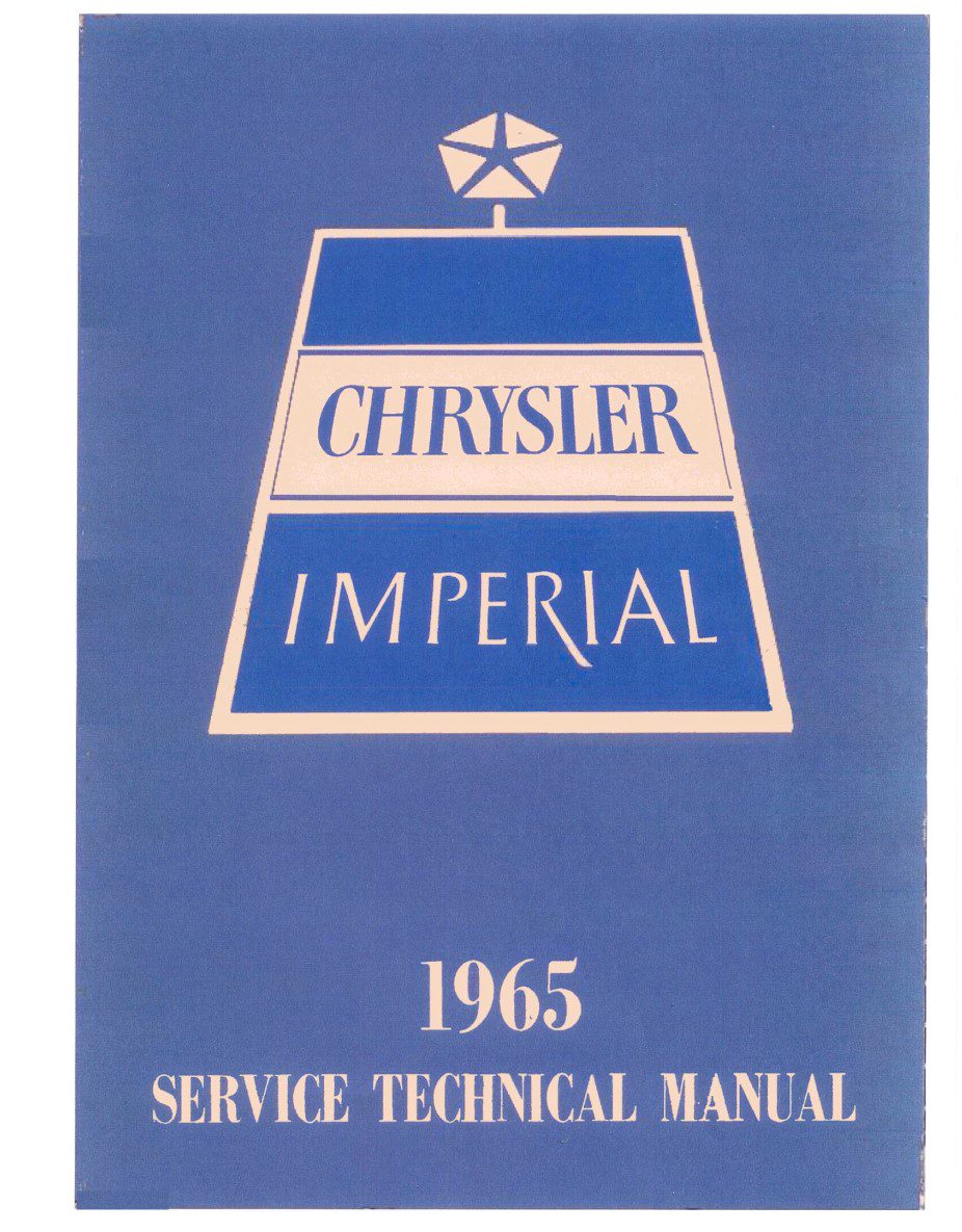 chrysler imperial 1965 workshop manual