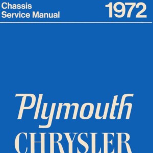 chrysler imperial 1972 workshop manual