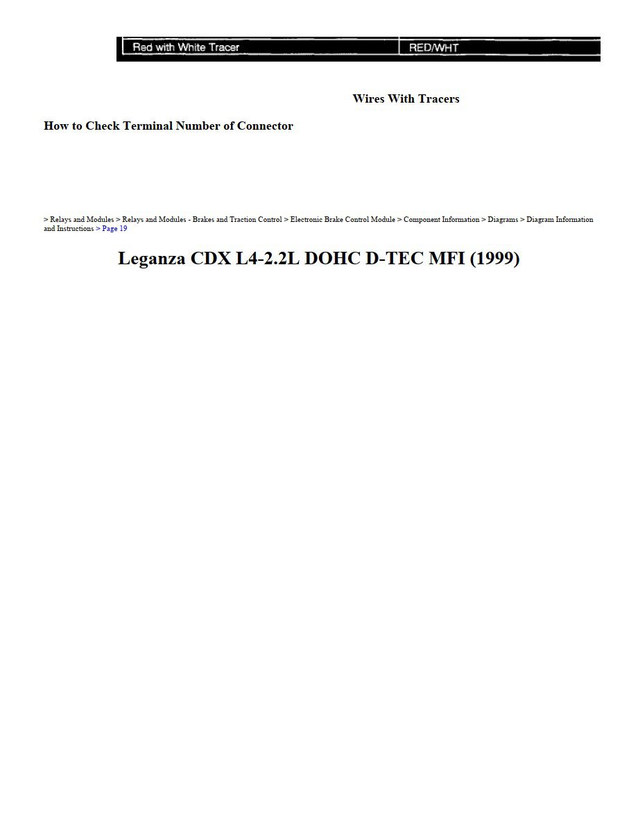 daewoo leganza 1999 2.2l dohc workshop manual