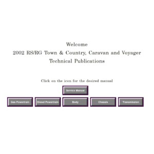 dodge grand caravan 2002 workshop manual