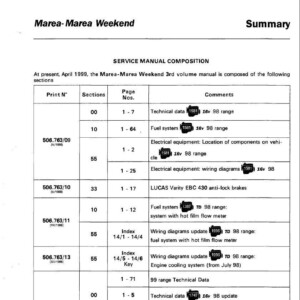 fiat marea 1998 1999 workshop manual