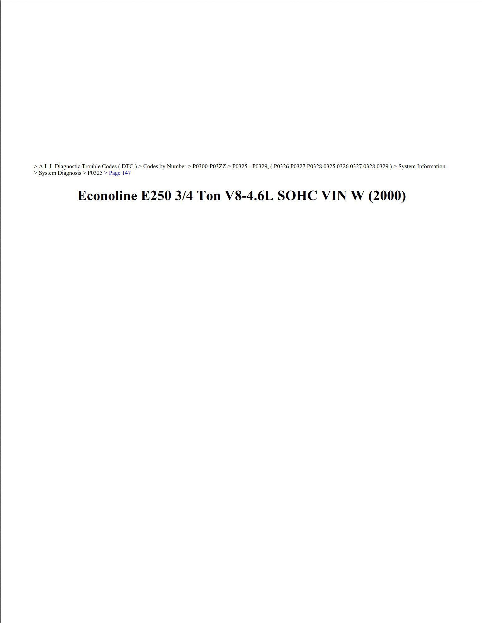 ford econoline 2000 e250 4.6l sohc workshop manual
