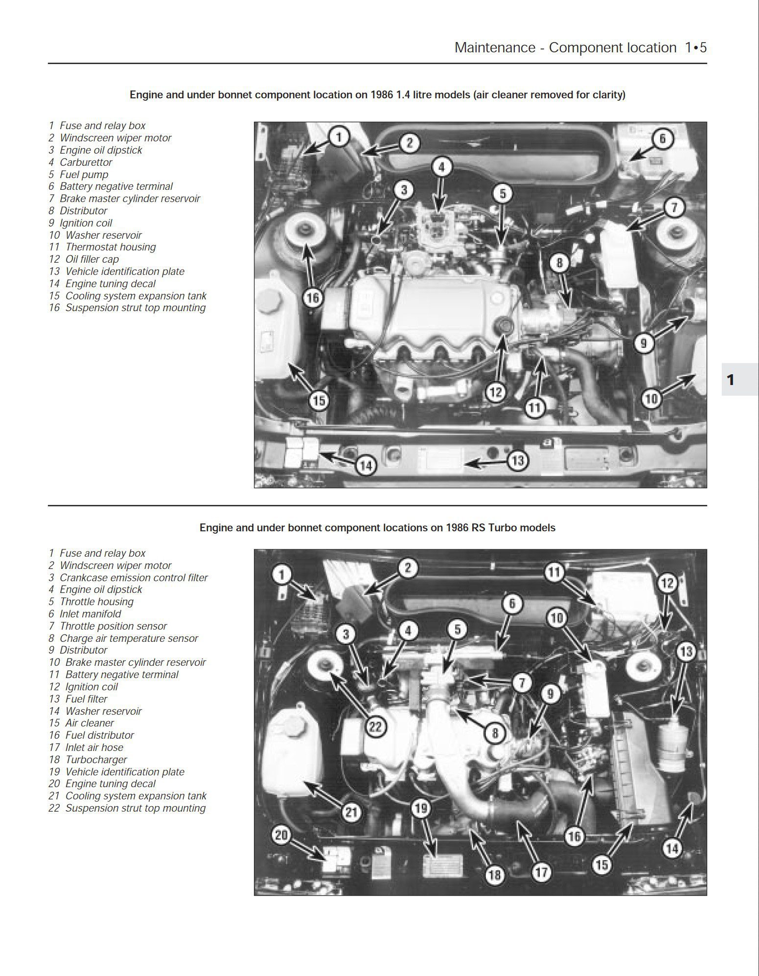 ford escort 1986 1989 workshop manual