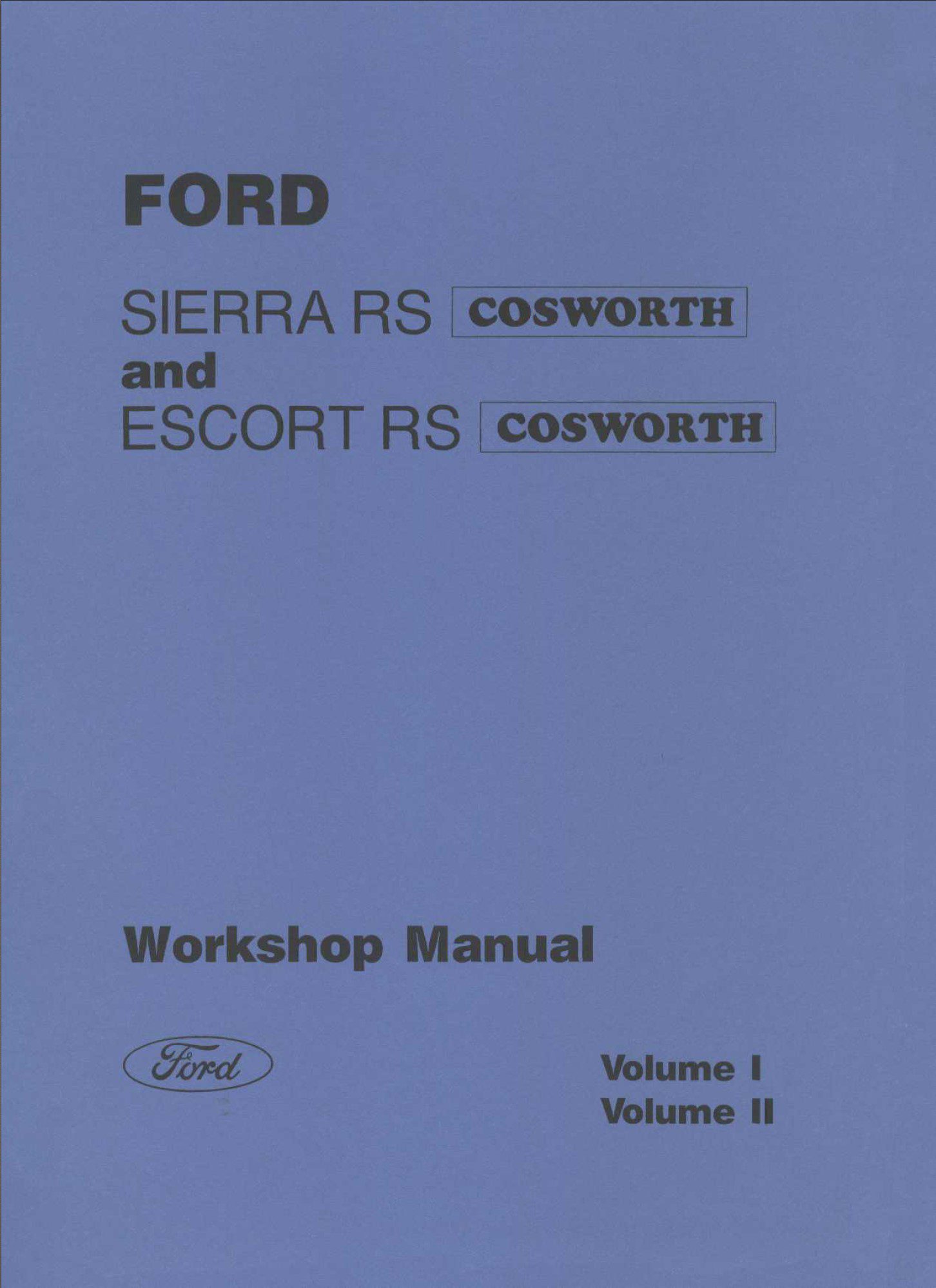 ford escort 1987 workshop manual