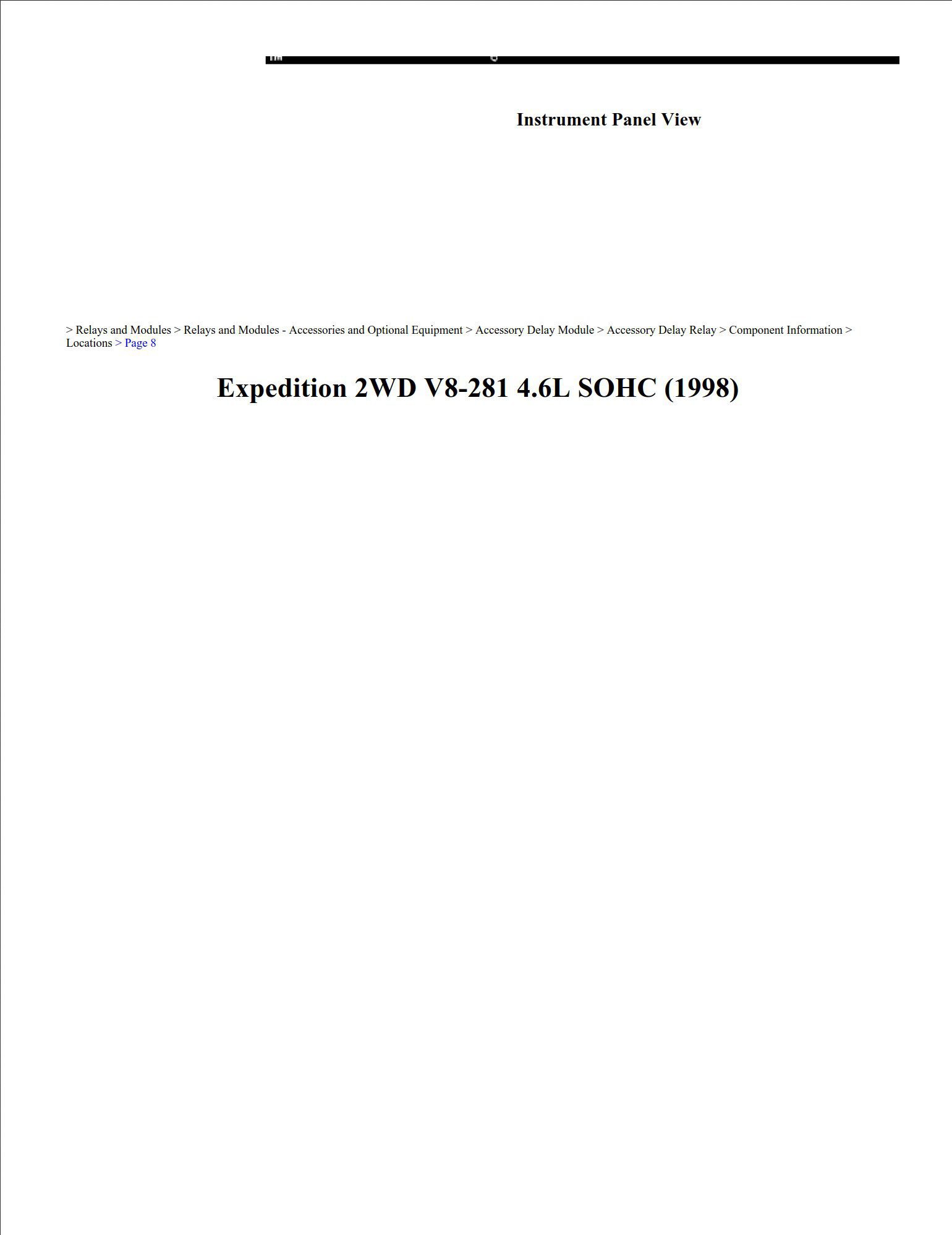 ford expedition 1998 2wd 4.6l sohc workshop manual