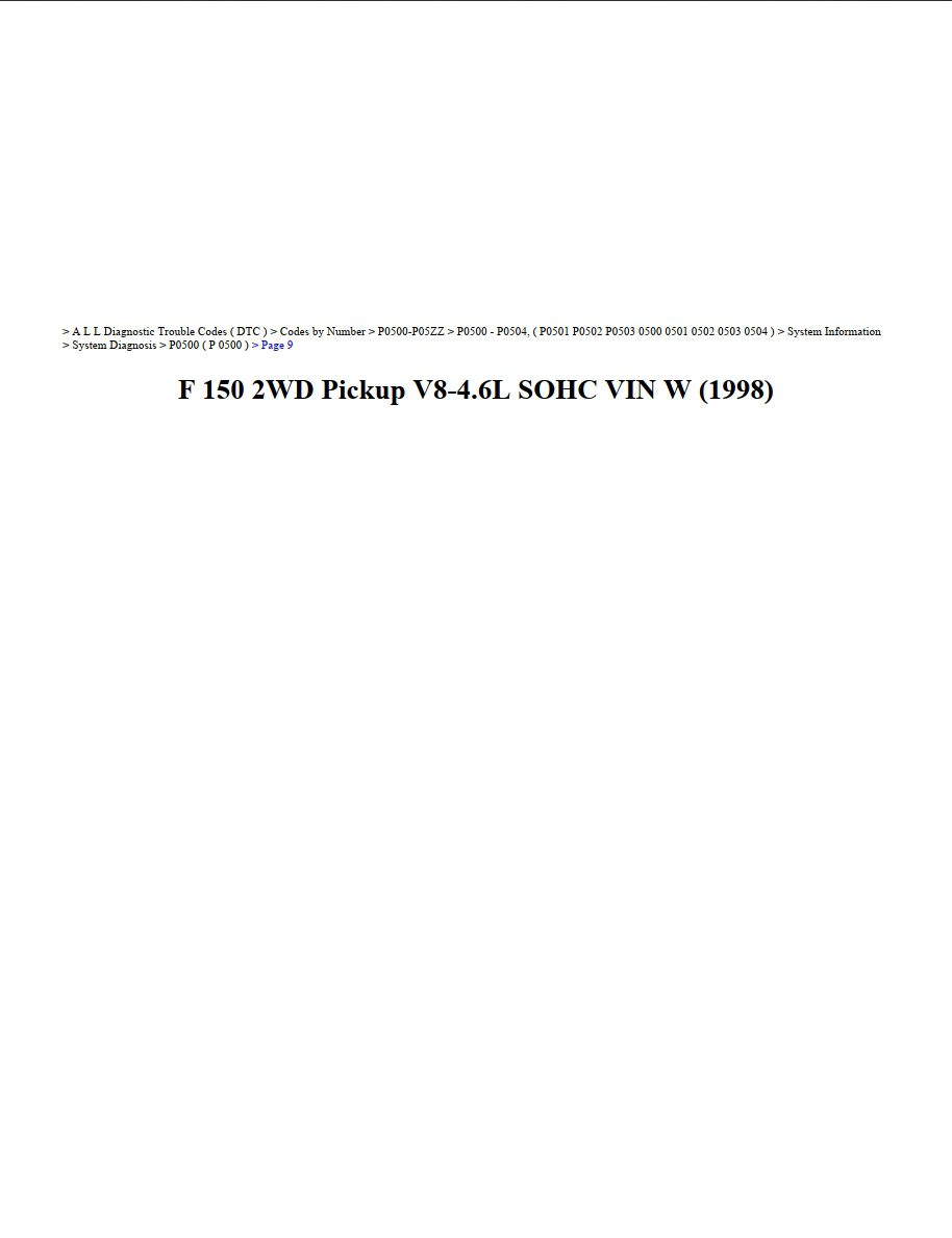 ford f 150 1998 2wd pickup v8 4.6l sohc workshop manual