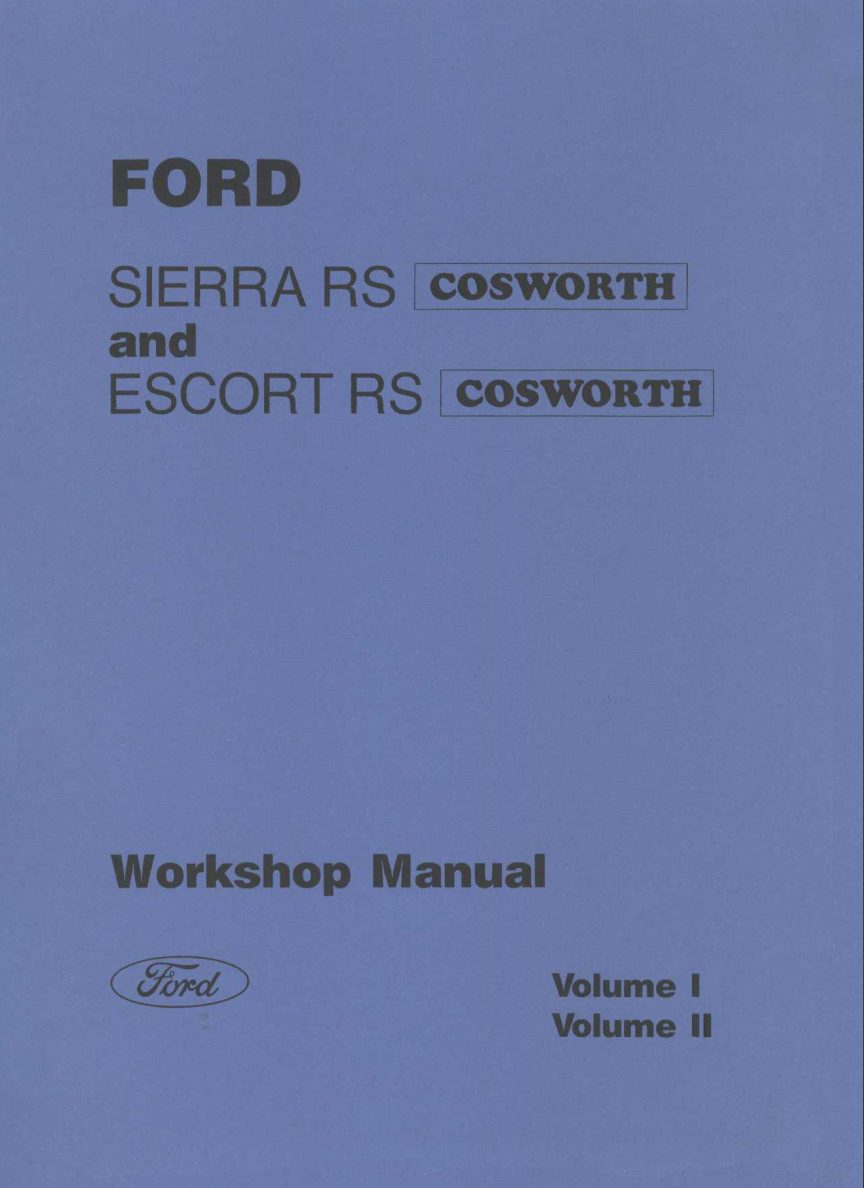 ford sierra 1987 1992 workshop manual