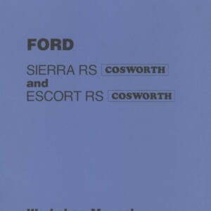ford sierra 1987 workshop manual
