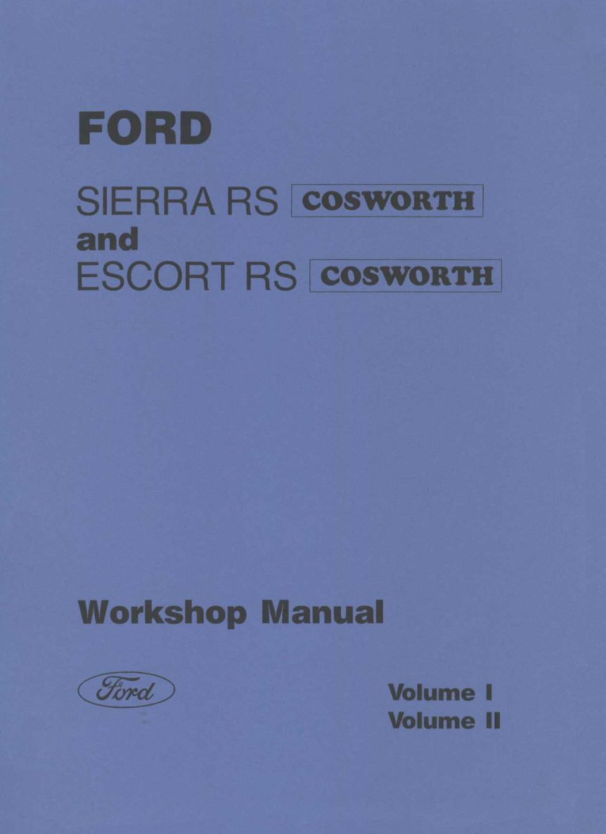 ford sierra 1987 workshop manual