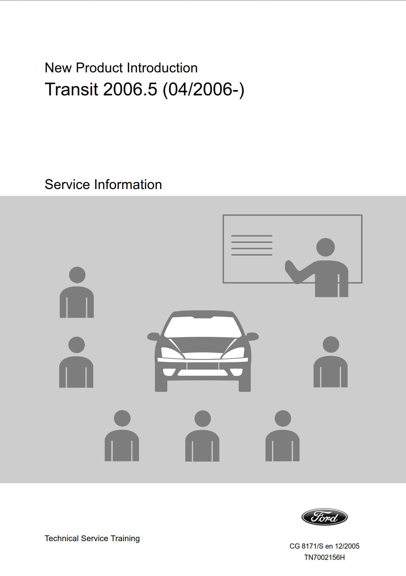 ford transit 2006 technical service training