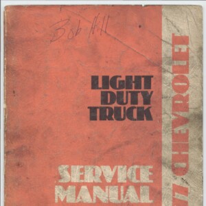 gmc vandura 1977 workshop manual