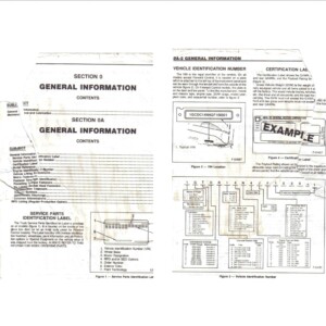 gmc vandura 1988 workshop manual