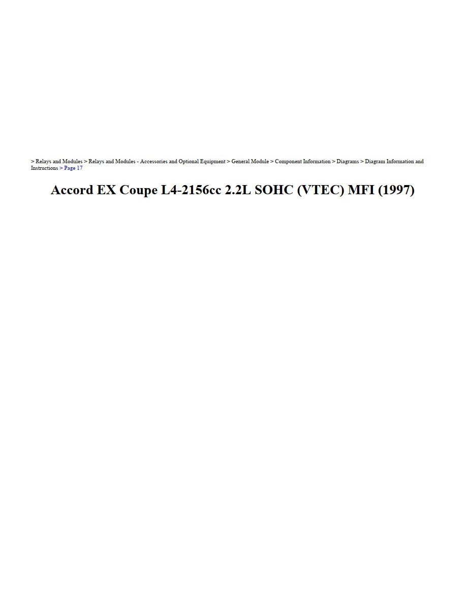 honda accord 1997 ex coupe 2.2l sohc workshop manual